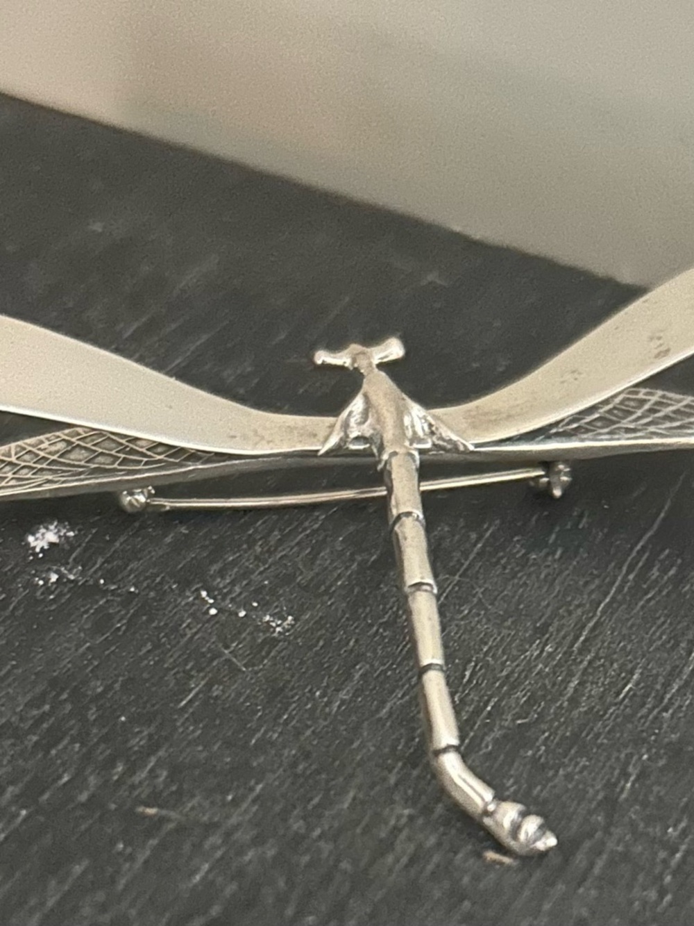 Large Sterling Insect Brooch - Picture 13 of 15